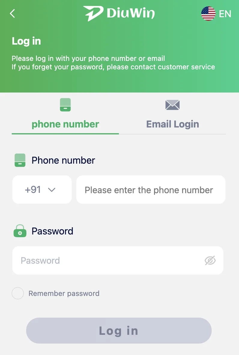 Diuwin Login